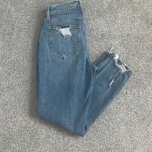 Abercrombie Curve Love High Rise Mom Jean